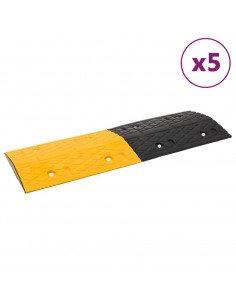 Dossi 5 pz Giallo e Nero 97x32,5x4 cm in Gomma 2