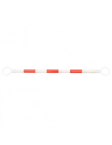Barre Retrattili per Coni Stradali 10 pz ABS 116-197 cm