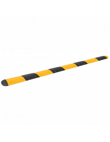 Dosso Giallo e Nero 420x32,5x4 cm in Gomma