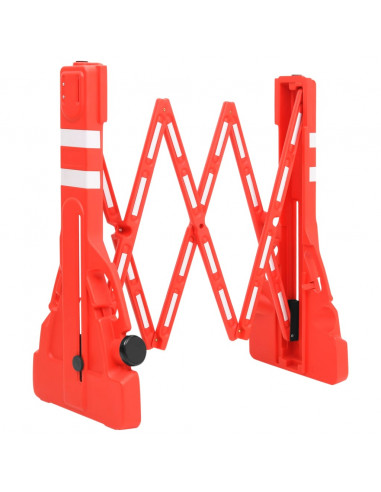 Barriera Stradale Pieghevole Rossa 210x50x105 cm