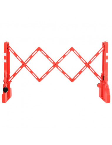 Barriera Stradale Pieghevole Rossa 210x50x105 cm