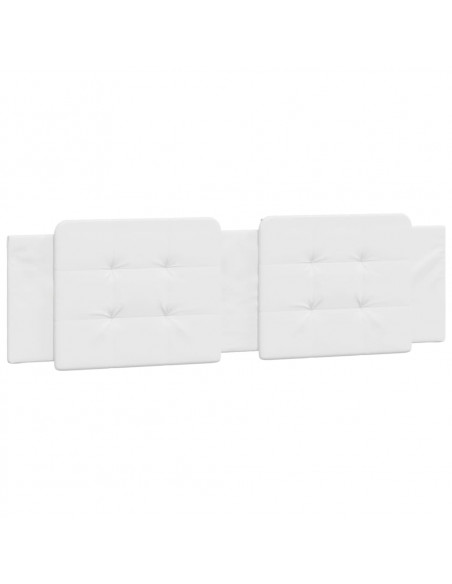 Giroletto con Testiera Bianco 180x200 cm in Similpelle