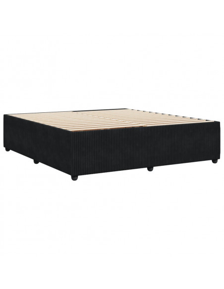 Giroletto Nero 200x200 cm in Velluto