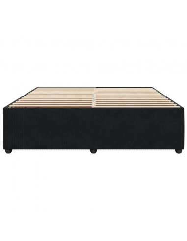 Giroletto Nero 200x200 cm in Velluto