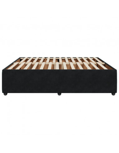 Giroletto Nero 200x200 cm in Velluto