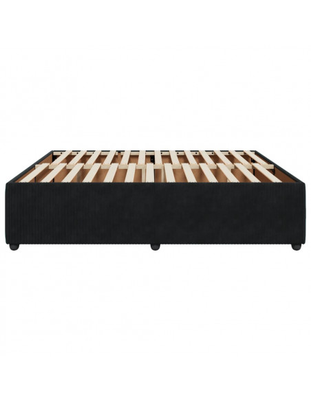 Giroletto Nero 200x200 cm in Velluto