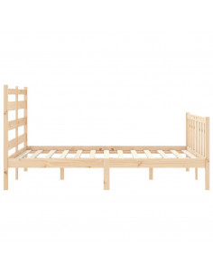 Giroletto con Testiera 120x200 cm in Legno Massello 2