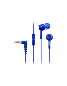 Auricolari microfono filo Panasonic RP TCM115E A Blu Blu