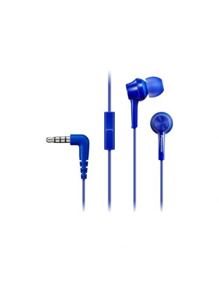 Auricolari microfono filo Panasonic RP TCM115E A Blu Blu