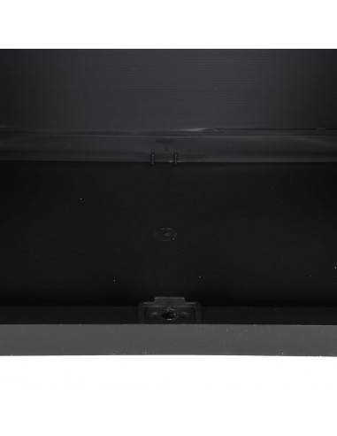 Armadio da Esterno Grigio e Nero 65x37x165 cm in PP