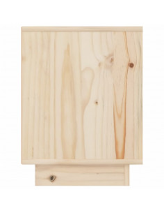 Comodini 2 pz 40x30x40 cm in Legno Massello di Pino