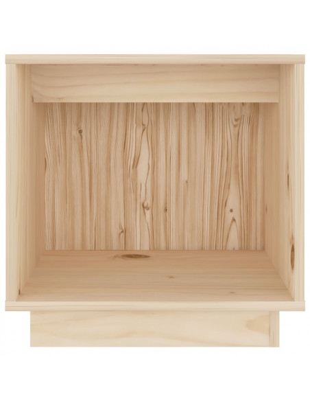Comodini 2 pz 40x30x40 cm in Legno Massello di Pino