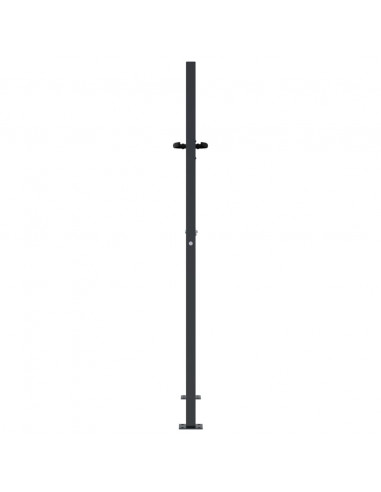 Cancello Giardino Antracite 105x130 cm in Acciaio Design Erba