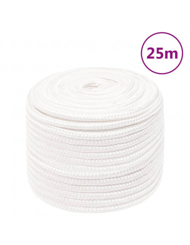 Corda Nautica Completamente Bianca 14 mm 25 m in Polipropilene