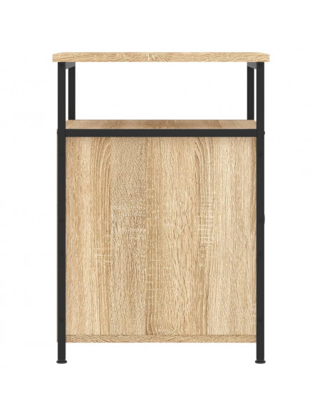 Comodino Rovere Sonoma 40x42x60 cm in Legno Multistrato