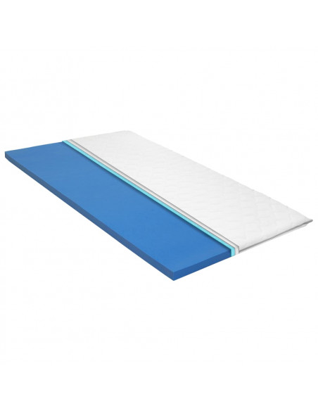 Coprimaterasso 80x200 cm in Schiuma Viscoelastica 6 cm