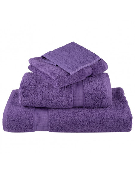 Asciugamani da Bagno 2 pz Verdi 100x150 cm 600 g/m² 100% Cotone