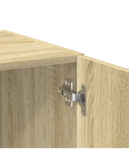 Armadietto Rovere Sonoma 70x42,5x225 cm in Legno Multistrato