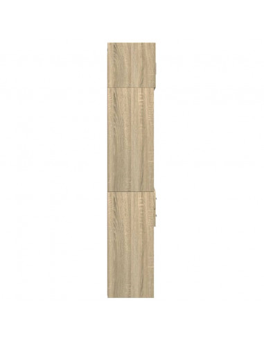 Armadietto Rovere Sonoma 70x42,5x225 cm in Legno Multistrato