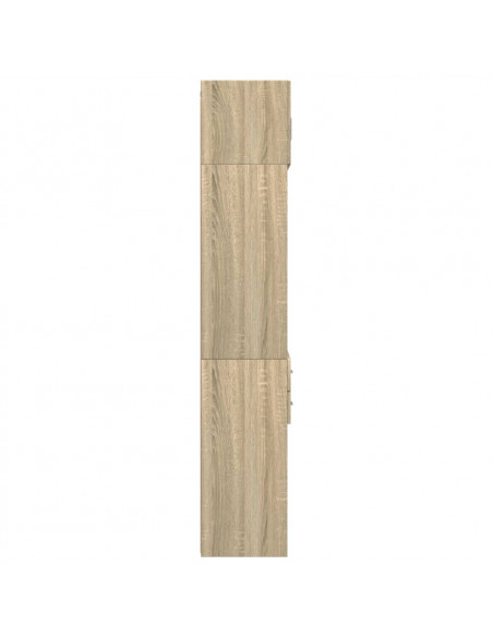 Armadietto Rovere Sonoma 70x42,5x225 cm in Legno Multistrato