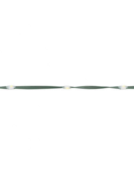 Illuminazione per Albero di Natale 363 LED Bianco Caldo 182 cm