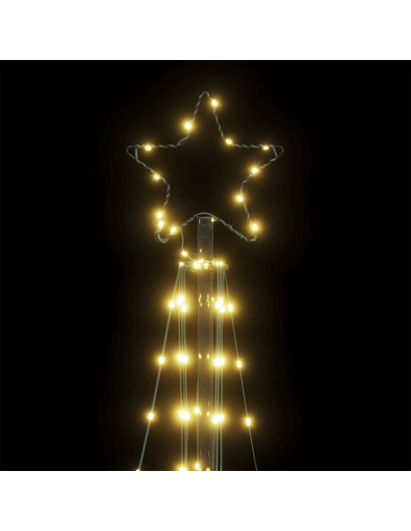 Illuminazione per Albero di Natale 363 LED Bianco Caldo 182 cm