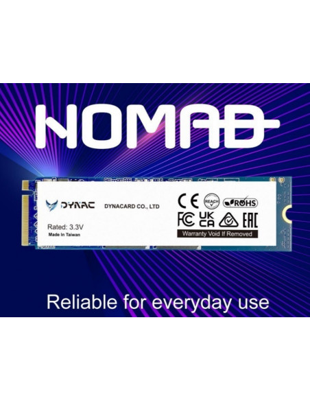 Dynac Nomad SSD 512GB M.2 NVMe 3500/2200 MB/s PCi Ex 4.0