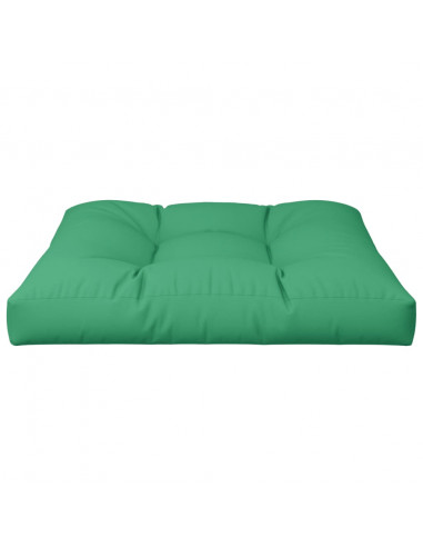 Cuscino per Pallet Verde 70x70x12 cm in Tessuto