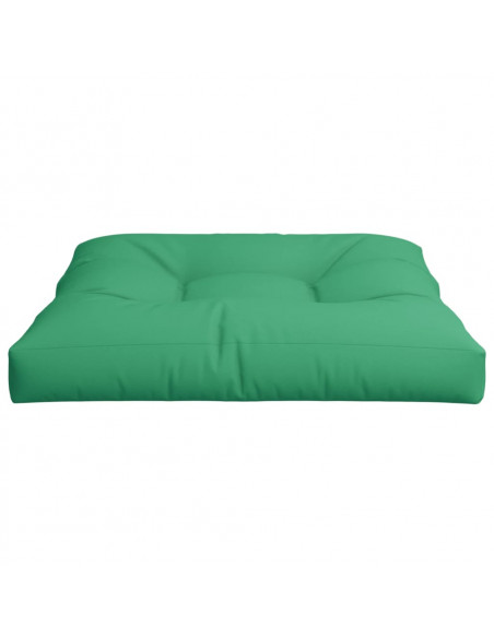 Cuscino per Pallet Verde 70x70x12 cm in Tessuto