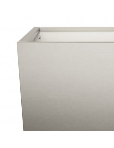 Fioriere da Giardino 2 pz 45x45x75 cm in Acciaio Corten