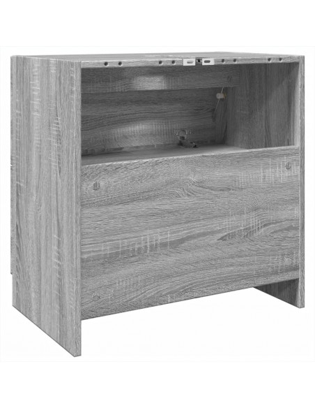 Mobile Lavabo Grigio Sonoma 59x37x59 cm in Truciolare