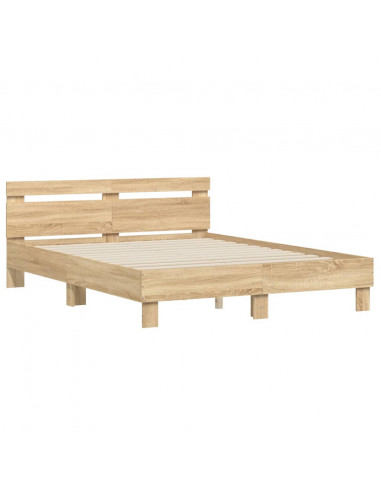 Giroletto Testiera Rovere Sonoma 140x190 cm Legno Multistrato