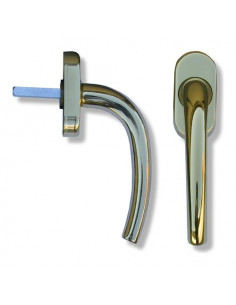 Maniglia finestra Ghidini 55744577001 MILENA Ottone lucido Ottone luci