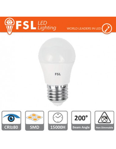 LAMPADA SFERA - 5,5W 4000K E27