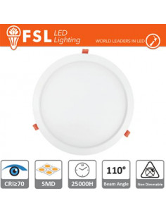LUCE CALDA - 3000K DOWNLIGHT LED IP20 3W 3000K 160LM 110Â° FORO:75MM