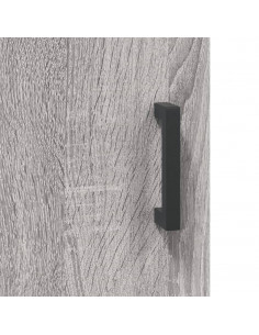 Comodini 2 pz Grigio Sonoma 40x40x50 cm in Legno Multistrato