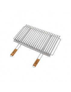 Griglia barbecue Ompagrill B26740 Biologica con Recupero Grassi Cromo