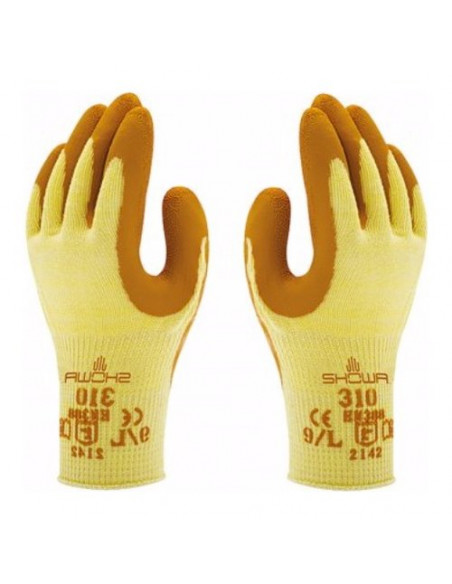 Guanti lavoro Issaline 310 SHOWA GLOVES Giallo e Arancio Giallo e Aran