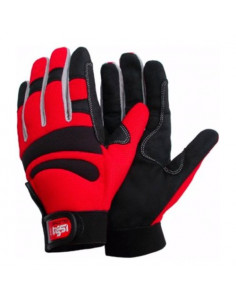 Guanti lavoro Issaline 7203 LONG COMFORT WORK&SPORT Rosso e Nero Rosso