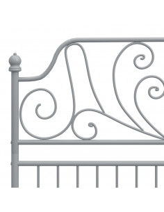 Giroletto Grigio in Metallo 120x200 cm