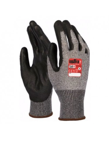 Guanti lavoro Issaline 16-560E CUT CATCH 4D Grigio e Nero Grigio e Ner