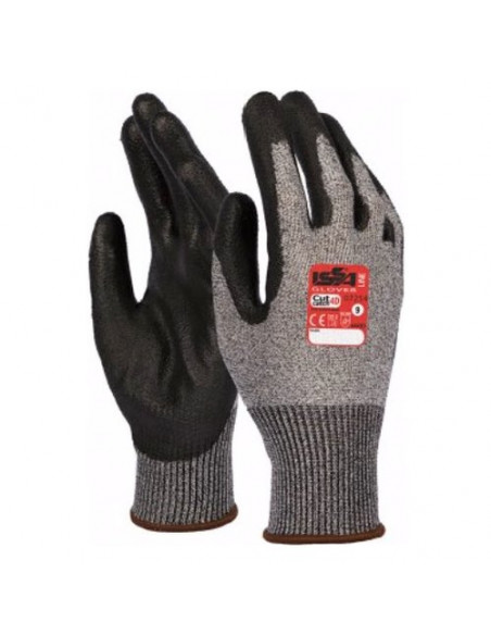 Guanti lavoro Issaline 16-560E CUT CATCH 4D Grigio e Nero Grigio e Ner