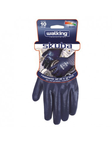 Guanti lavoro Walking 011827 SKUBA Blu scuro Blu scuro