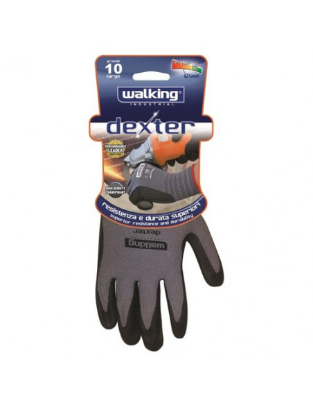Guanti lavoro Walking 012814 DEXTER Grigio e Nero Grigio e Nero