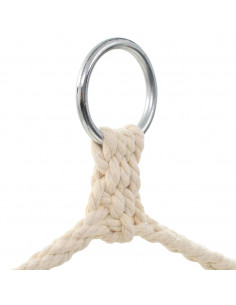 Amaca seduta 1,0 x 0,8 m. in cotone, crema