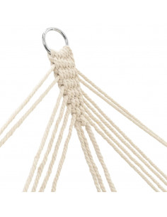 Amaca con asta 210 x 150 cm crema