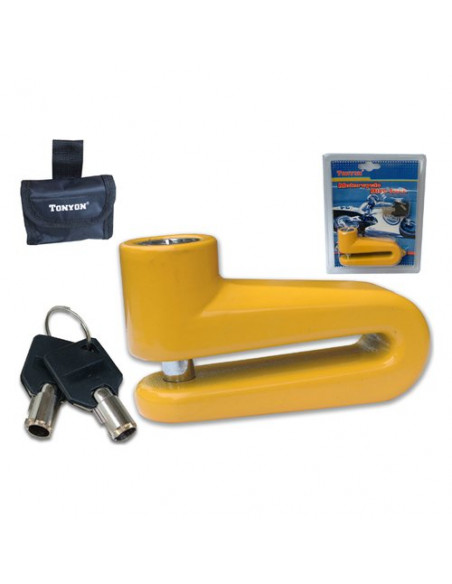 Lucchetto bici Labor TY110 67 Bloccadisco Giallo Giallo