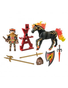 Guerrieri di Burnham Cavaliere di fuoco Playmobil 71213 NOVELMORE