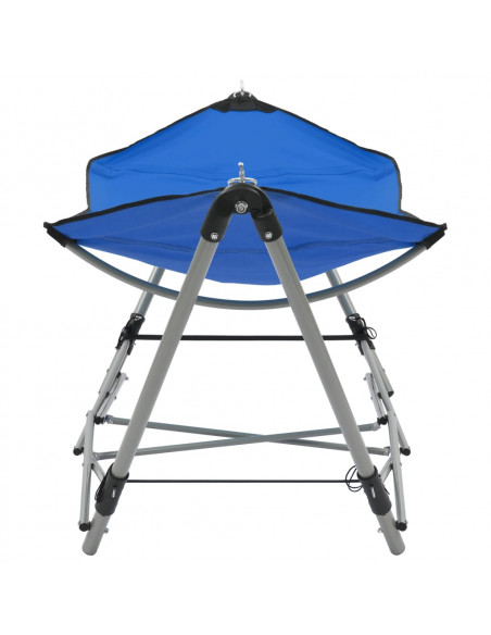 Amaca con Supporto Pieghevole Blu