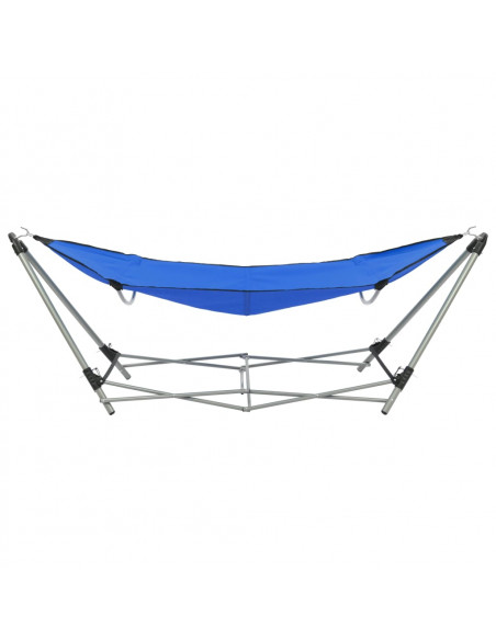 Amaca con Supporto Pieghevole Blu